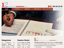 Tablet Screenshot of limpiezasbarcino.es